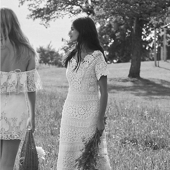 BHLDN x FREE PEOPLE ARWEN DRESS XL NWOT - Picture 1 of 5